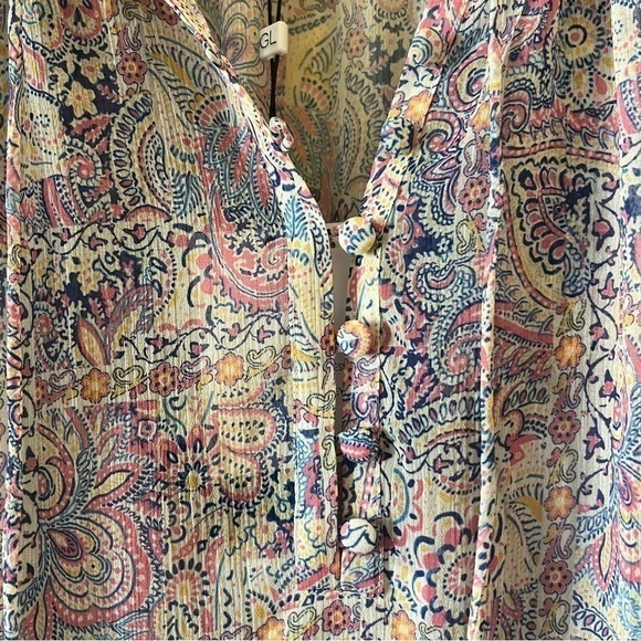NWT GENERATION LOVE Mirabelle Mosaic Dress Mosaic Paisley with Slip Size‎ Medium - Picture 8 of 16